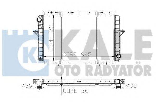 KALE OTO RADYATOR 160800
