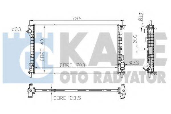 KALE OTO RADYATOR 180800