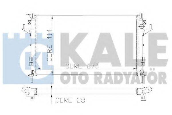 KALE OTO RADYATOR 207300