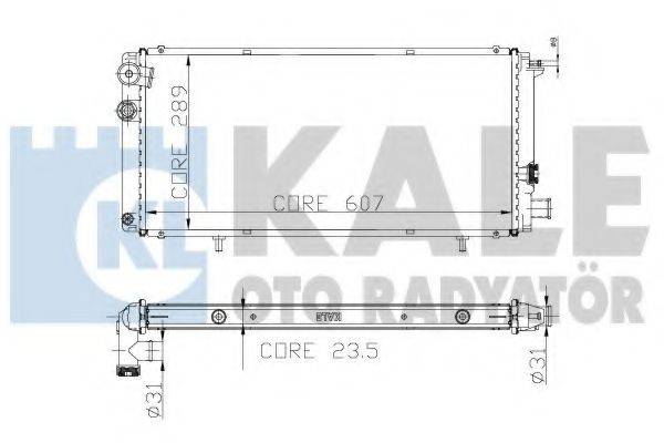 KALE OTO RADYATOR 211000