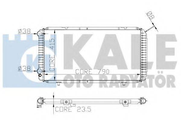 KALE OTO RADYATOR 258400
