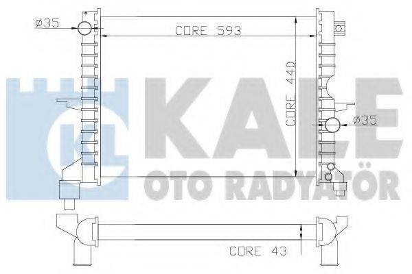 KALE OTO RADYATOR 350400