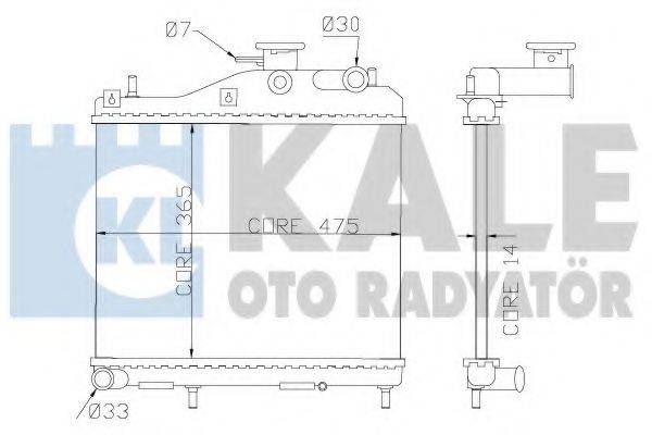 KALE OTO RADYATOR 358200