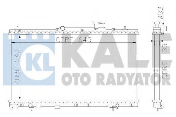 KALE OTO RADYATOR 369000 Радіатор, охолодження двигуна