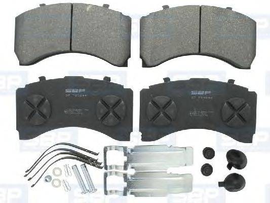 DAIMLER 0064201520 Комплект гальмівних колодок, дискове гальмо