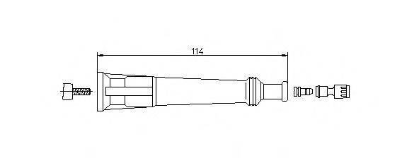 DOWAL 7092 Вилка, свічка запалювання