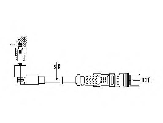 VW 021 905 430 CE Провід запалювання