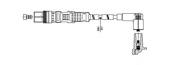 NGK 820204 Провід запалювання
