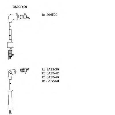 MAZDA F85489182A Комплект дротів запалювання