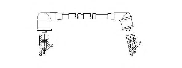 NGK 870187 Провід запалювання