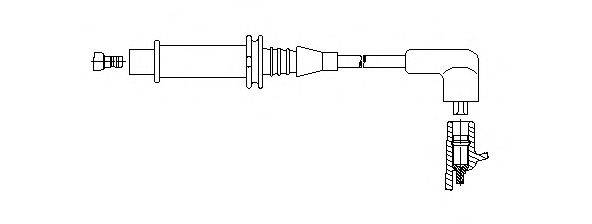 NGK 870363 Провід запалювання