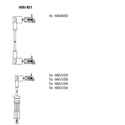 VOLVO 3531277 Комплект дротів запалювання