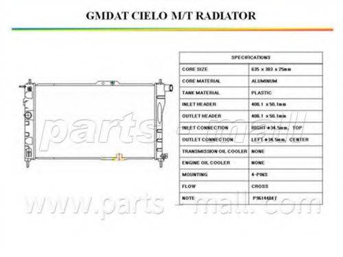 PARTS-MALL PXNDC-001