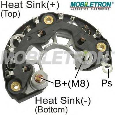 MOBILETRON 0-124-325-006 Випрямляч, генератор