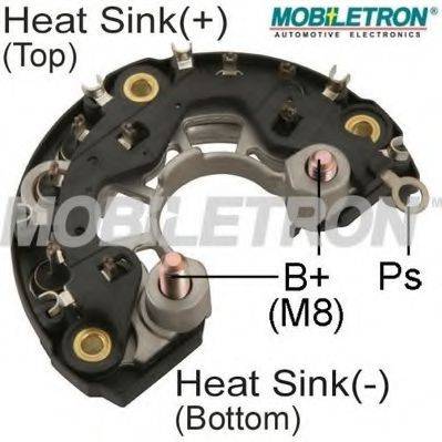 MOBILETRON 0-124-225-009 Випрямляч, генератор