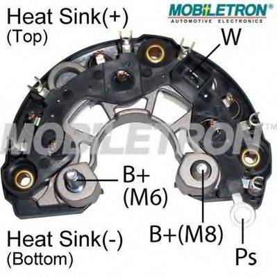 MOBILETRON 0-124-325-064 Випрямляч, генератор
