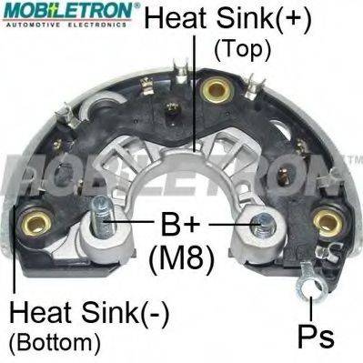 MOBILETRON 0-124-615-029 Випрямляч, генератор