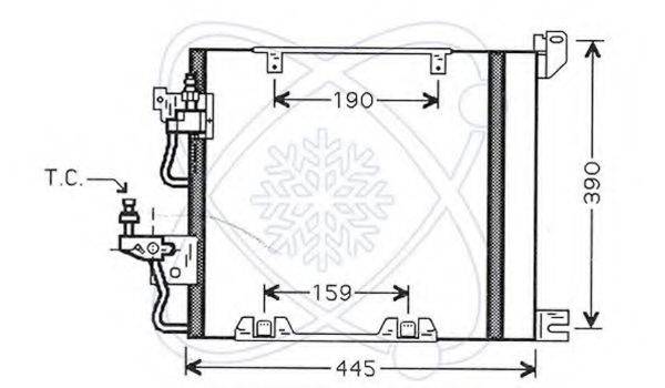 WEBASTO 35598 Конденсатор, кондиціонер