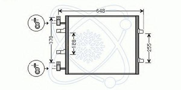 WEBASTO 35845 Конденсатор, кондиціонер