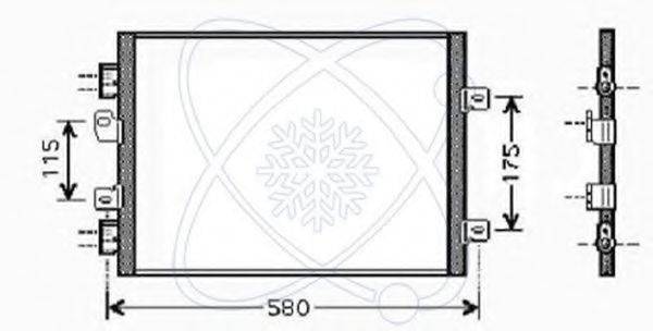 WEBASTO 35543 Конденсатор, кондиціонер