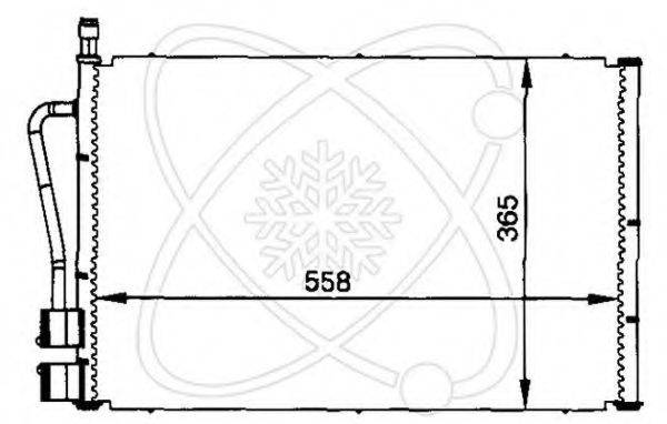 WEBASTO 35524 Конденсатор, кондиціонер