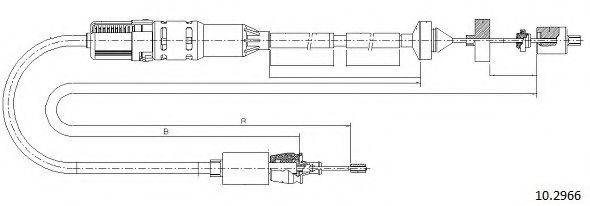 SEIM 401700 Трос, управління зчепленням