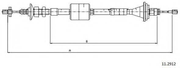 SEIM 401430 Трос, управління зчепленням