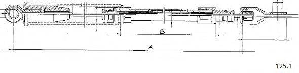 MALO 21500 Тросик стартера