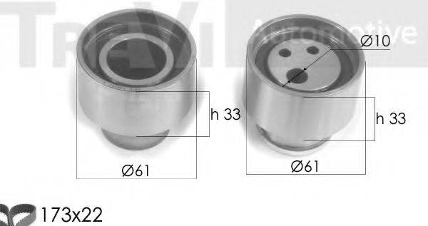 AUTOKIT 045008 Комплект ременя ГРМ