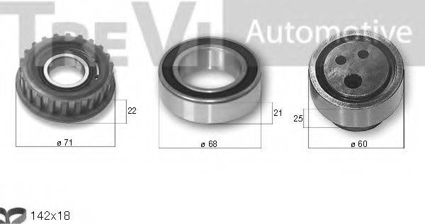 TREVI AUTOMOTIVE KD302 Комплект ременя ГРМ