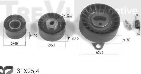 TREVI AUTOMOTIVE KD304 Комплект ременя ГРМ