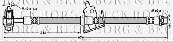 GENERAL MOTORS 562131 Гальмівний шланг