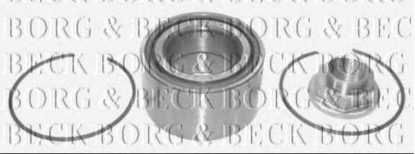 BORG & BECK BWK109 Комплект підшипника маточини колеса