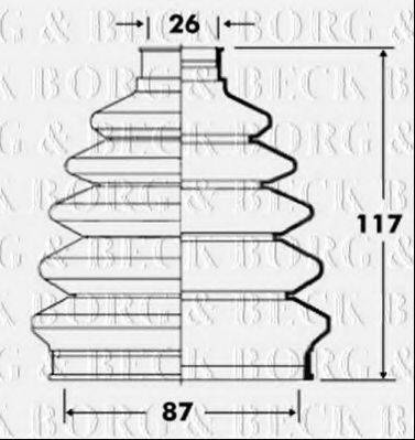 BORG & BECK BCB6077