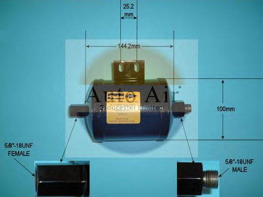 AUTO AIR GLOUCESTER 311012 Осушувач, кондиціонер