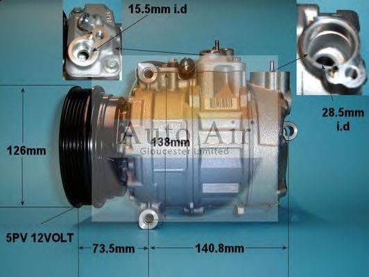 AUTO AIR GLOUCESTER 141008 Компресор, кондиціонер