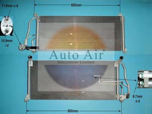 AUTO AIR GLOUCESTER 161006 Конденсатор, кондиціонер