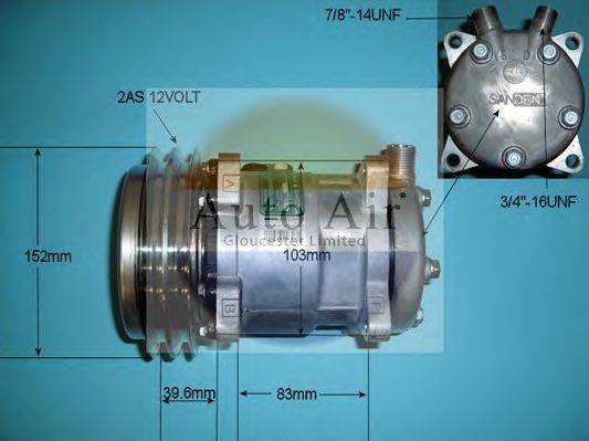 AUTO AIR GLOUCESTER 140010 Компресор, кондиціонер