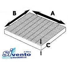 SIVENTO G635 Фільтр, повітря у внутрішньому просторі
