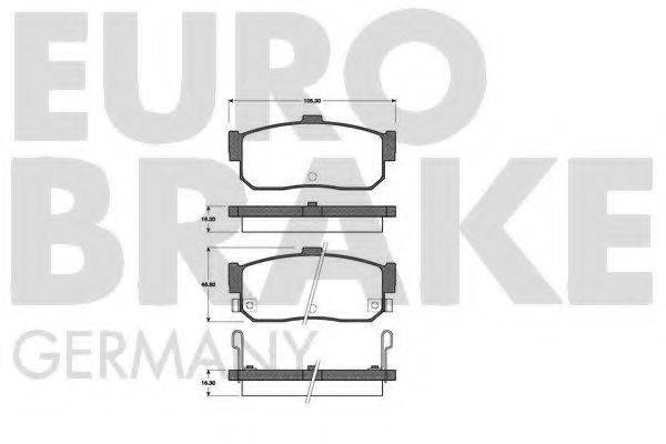 EUROBRAKE 5502222237