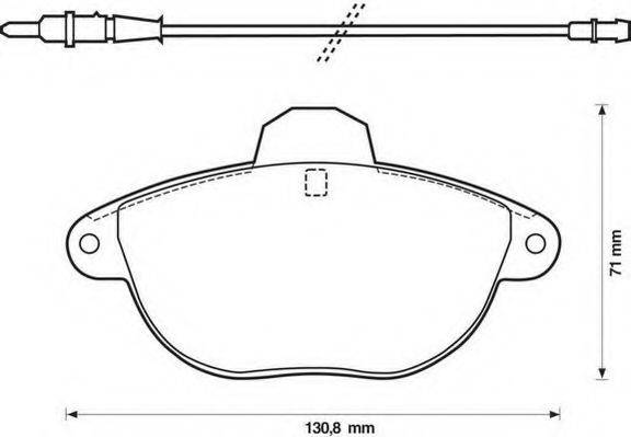 BREMBO DP85056 Комплект гальм, дисковий гальмівний механізм