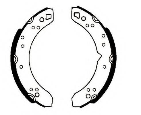 FORD 2696270 Комплект гальмівних колодок
