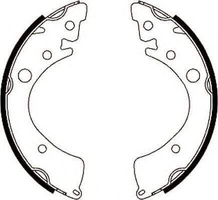 PEX 6132 Комплект гальмівних колодок