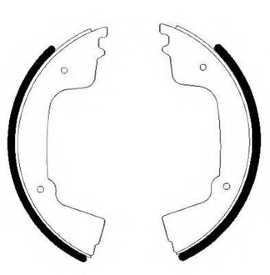 ROULUNDS BRAKING 680135 Комплект гальмівних колодок