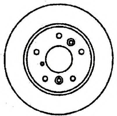 MAZDA H262-26-251 гальмівний диск