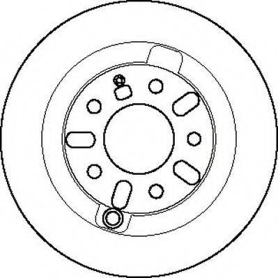 MAZDA TY3226251 гальмівний диск