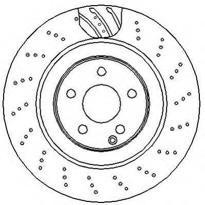BREMBO BS8543 гальмівний диск