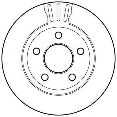 JEEP 22012 гальмівний диск