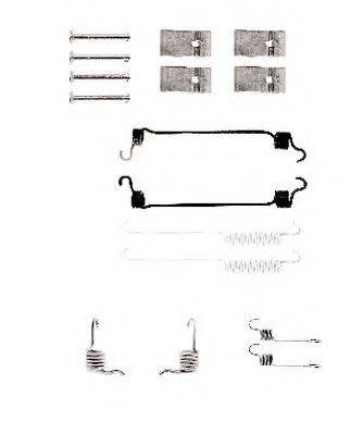 FORD 6181208 Комплектуючі, гальмівна колодка