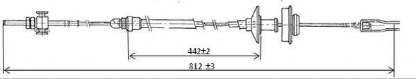 PEX 50325 Трос, управління зчепленням